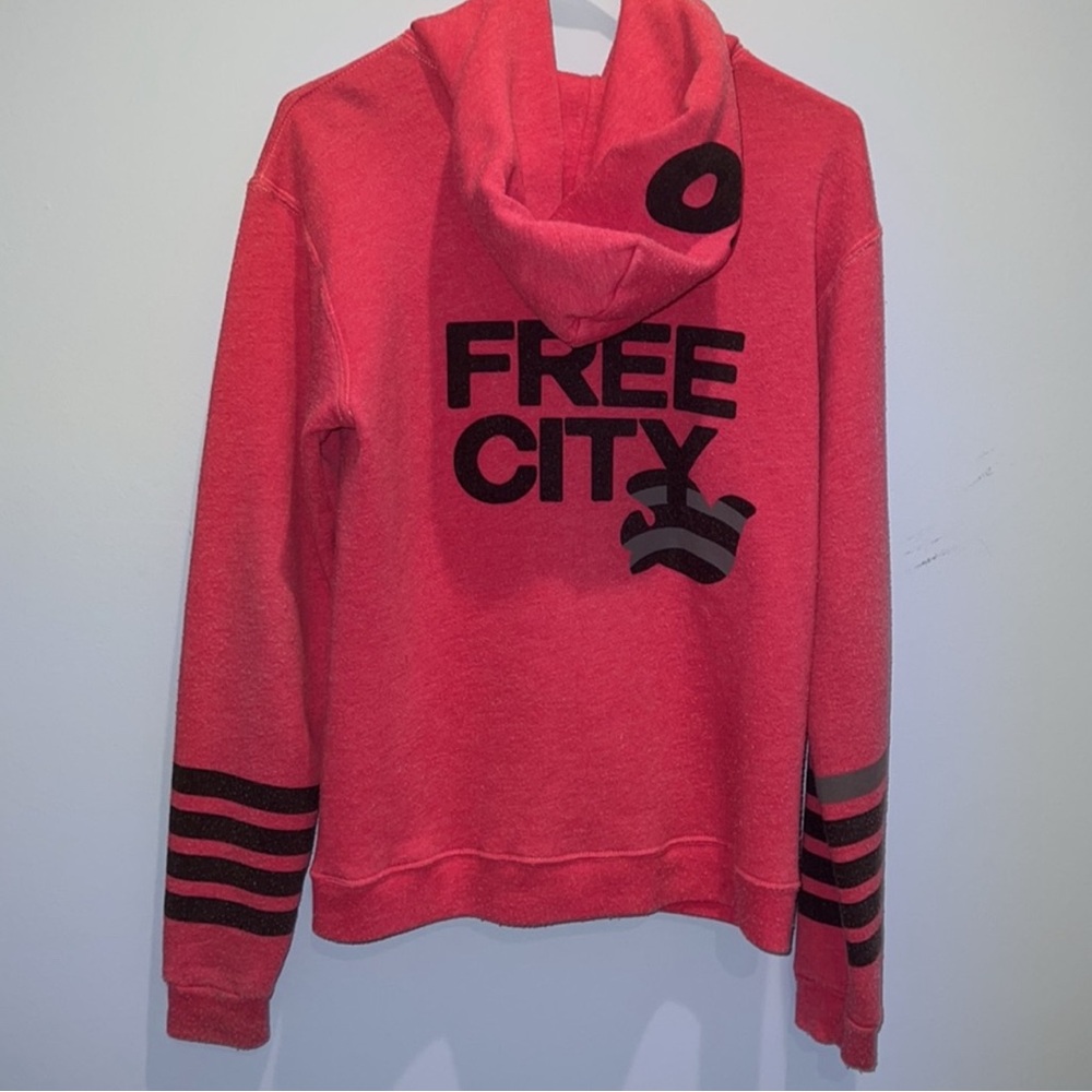 Free City Red Hoodie Sweater
